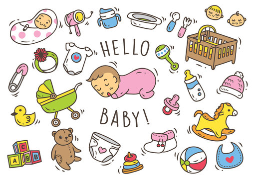 Baby toys and accessories doodle