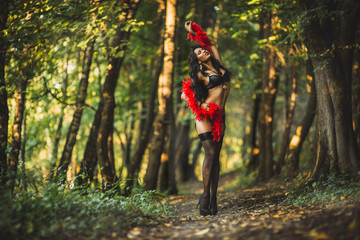 Indian sex in the woods