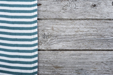 Blue stripes textile, napkin, tablecloth