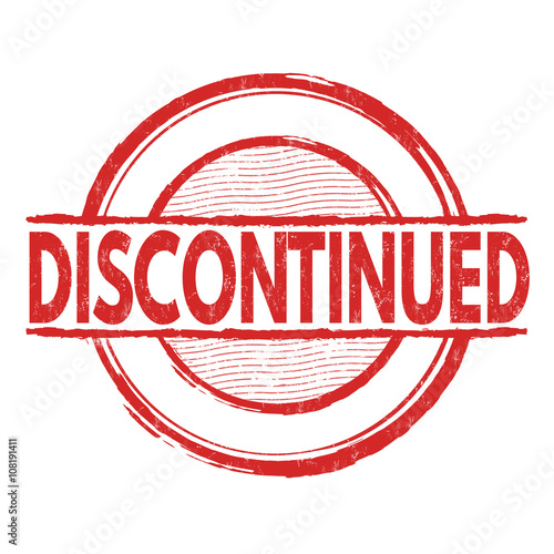 "Discontinued grunge stamp" Stock image and royaltyfree vector files