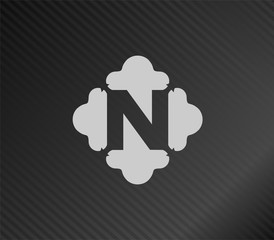 Letter N logo icon design - vector sign
