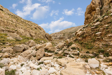 Mountains of the canyon Negev Desert in Israel