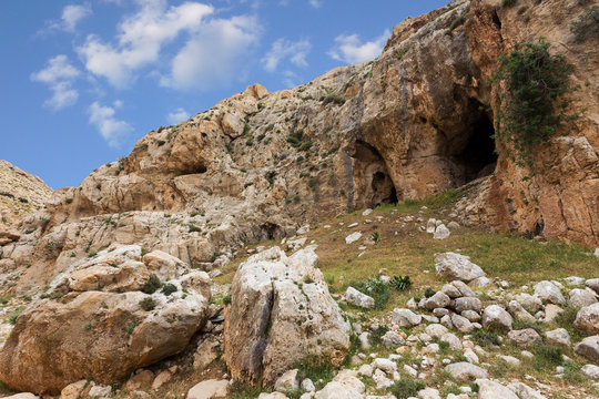 Mountains of the canyon Negev Desert in Israel