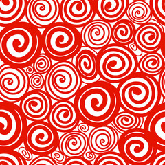 vector pattern of painted white circles