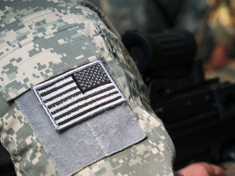 US Flag Sleeve Patch