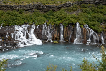 Hraunfossar, Island