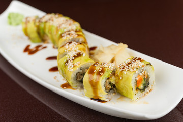 japanese sushi rolls