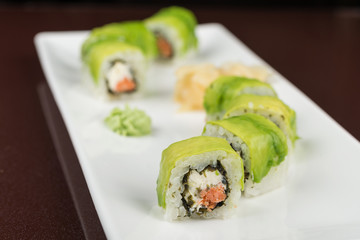 japanese sushi rolls