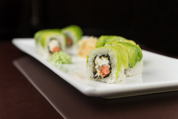 japanese sushi rolls