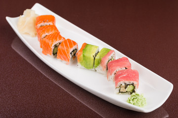 japanese sushi rolls