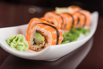 japanese sushi rolls