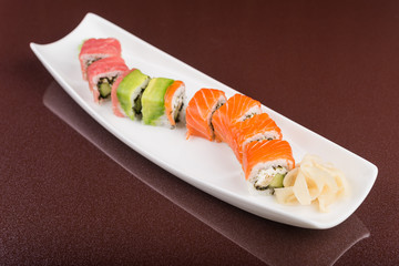 japanese sushi rolls