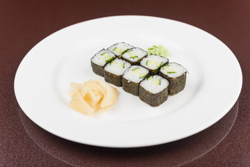 tasty seafood sushi