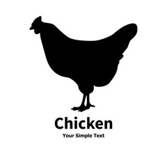 Vector illustration of poultry chicken