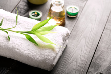 SPA still life with towel