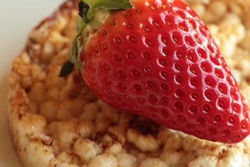 strawberry photographed close