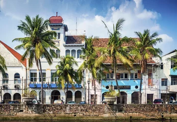 Foto op Plexiglas dutch colonial buildings in old town of jakarta indonesia © TravelPhotography