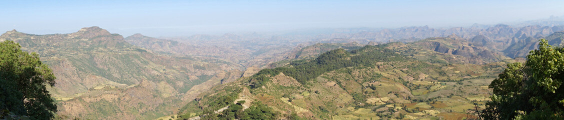Fototapeta na wymiar Wolkefit Pass, Äthiopien, Afrika