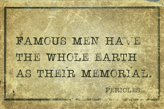 famous men Pericles