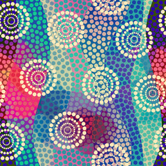 Circles pattern in indian style. 