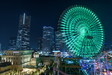 みなとみらいの夜景