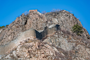 Damaged part of Great China wall