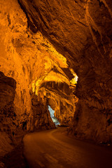 The Cuevona going through, the only access to the village of Cue