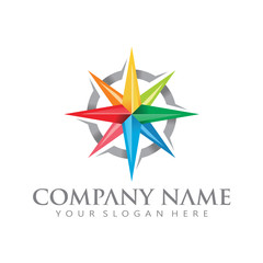 Obraz premium Star Compass