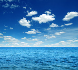 Plakat Blue sea water