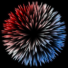 Obraz premium Abstract color design with a burst. vector