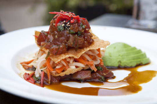 Ahi Poke Salad