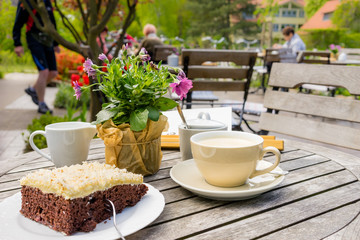 Genuß im Straßencafe
