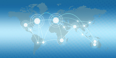 wmb3 WorldMapBanner wmb - abstract illustration - worldmap with dots - gradient - 2to1 g4345