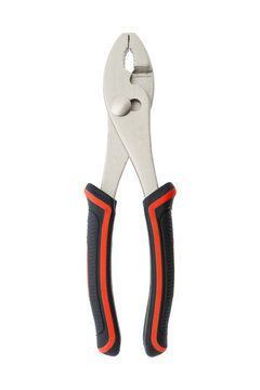 red slip-joint pliers