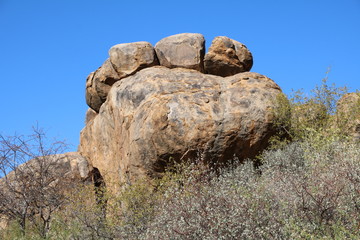 Hike to Phillips Cave in Erongo Mountains, Namibia Africa