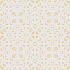 Flower sakura seamless pattern on peach color background