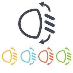 icon on the dashboard