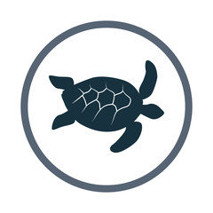Sea turtle icon
