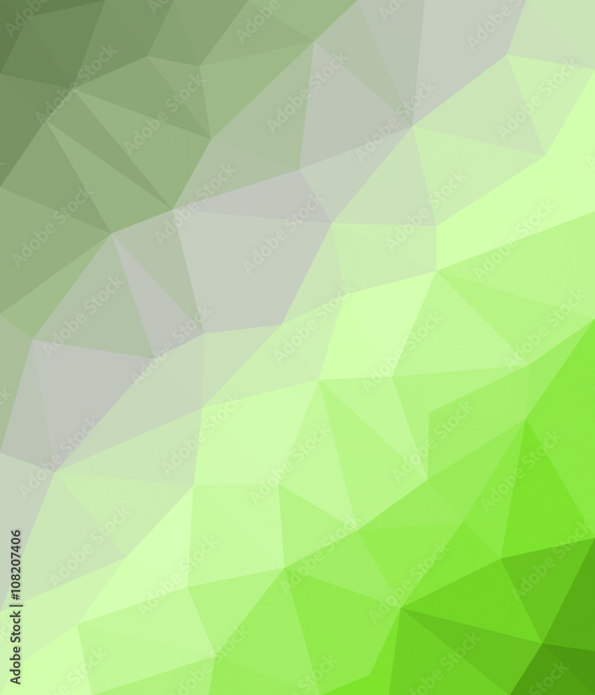 Poster abstract pattern of triangles