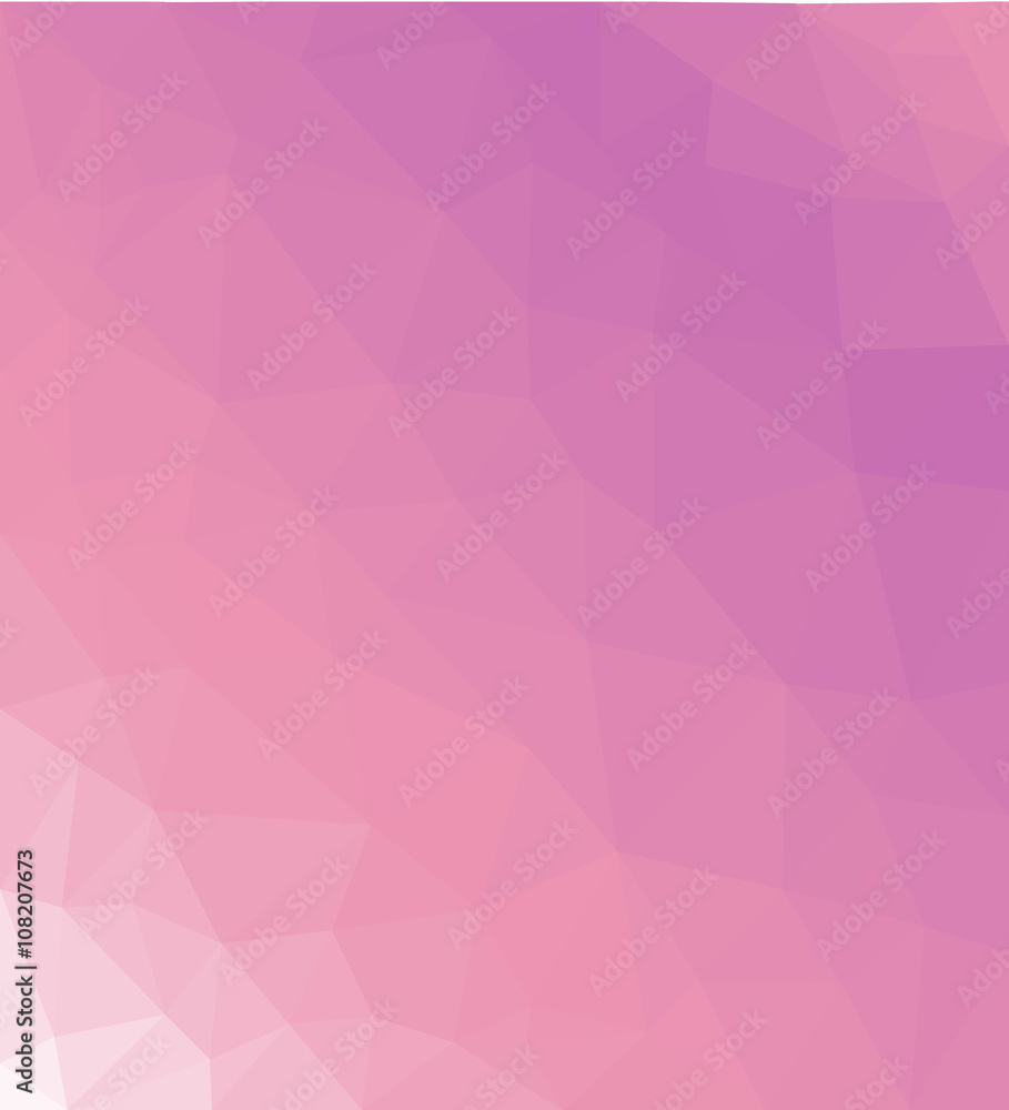 Poster abstract pattern of triangles