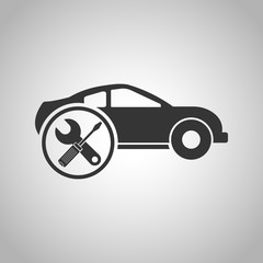 Car repair service icon