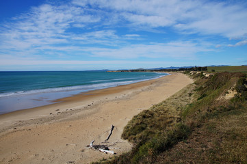 Beach in Timaru, New Zealand