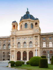 Front view of the Museum of Natural History in Wien
