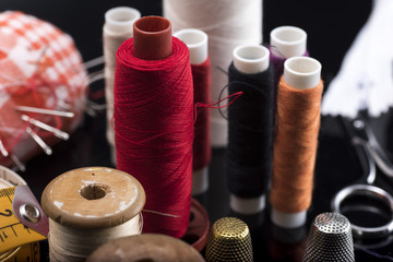 view of a tailored suit from a tailor in his studio