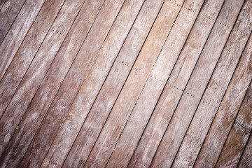 Wooden deck.