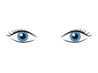 Pair of blue eyes