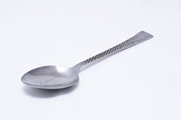 teaspoon on a white background