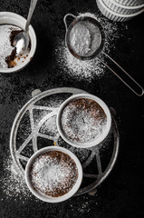 Chocolate souffle delicious