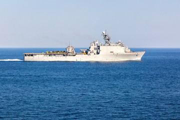 Warship supplier underway.