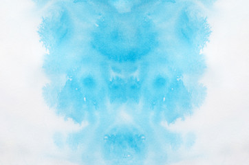 Abstract blue watercolor background